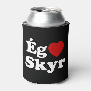 Rafraîchisseur Pour Canette I Heart (Love) Skyr [Ég Elska Skyr] Islandais