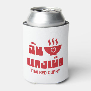 Rafraîchisseur Pour Canette I Heart (Love) Thai Red Curry