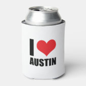 Rafraîchisseur Pour Canette I Love Austin (Can devant)