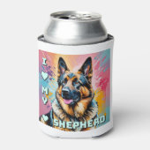 Rafraîchisseur Pour Canette I love my German Shepherd (Can devant)
