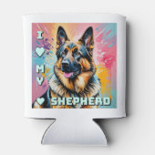Rafraîchisseur Pour Canette I love my German Shepherd (Dos)