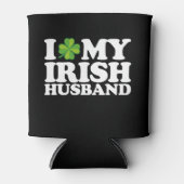 Rafraîchisseur Pour Canette I Love My Irish Husband Couple St Patrick's Day (Devant)
