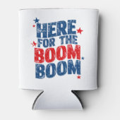 Rafraîchisseur Pour Canette Ici pour le Boom 4 juillet Patriotic (Devant)