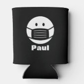 Rafraîchisseur Pour Canette Icône de masque de visage sur mesure (Dos)