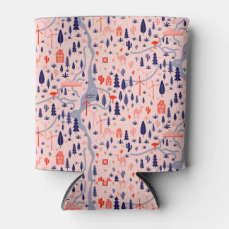 Rafraîchisseur Pour Canette Icônes australiennes, motif décoratif sans soudure