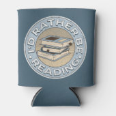 Rafraîchisseur Pour Canette I'd rather be reading (Devant)