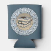 Rafraîchisseur Pour Canette I'd rather be reading (Dos)