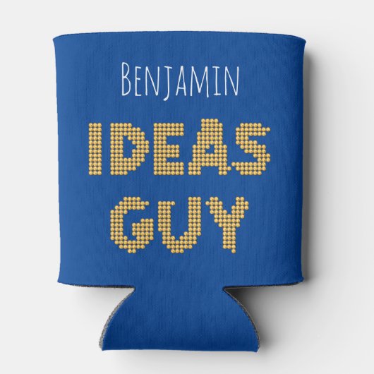 Rafraîchisseur Pour Canette Ideas mec ampoule geek drôle dire texte (Dos)