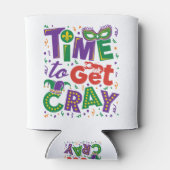 Rafraîchisseur Pour Canette Il est temps d'obtenir Cray Crawfish Mardi Gras (Dos)