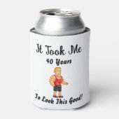 Rafraîchisseur Pour Canette Il m'a fallu 40 ans pour avoir l'air si bon (Can devant)