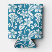 RAFRAÎCHISSEUR  POUR CANETTE ÎLE PLUMERIA (CARAÏBE BLEU) (Devant)