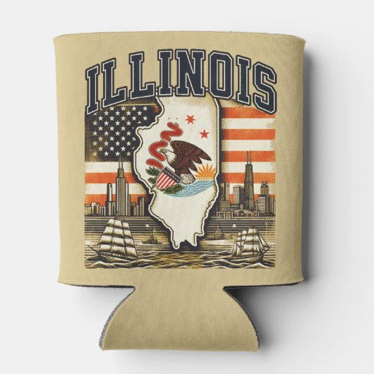 Rafraîchisseur Pour Canette Illinois (Dos)