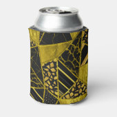 Rafraîchisseur Pour Canette Illusion de texture du triangle noir or (Can Dos)