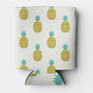 Rafraîchisseur Pour Canette Illustration amusante Vintage ananas sans voile.
