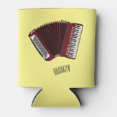 Rafraîchisseur Pour Canette Illustration d'accordion (Devant)