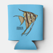 Rafraîchisseur Pour Canette Illustration d'angelfish (Dos)