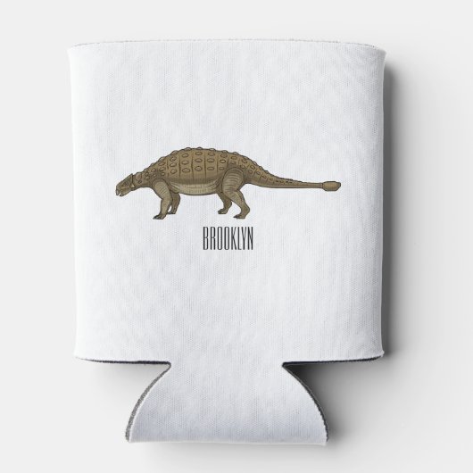 Rafraîchisseur Pour Canette Illustration d'Ankylosaurus (Dos)