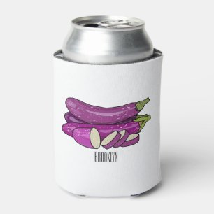 Rafraîchisseur Pour Canette Illustration d'aubergine