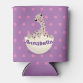 Rafraîchisseur Pour Canette Illustration d'autruche pour bébé à couver mignon (Devant)