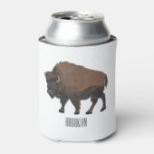 Rafraîchisseur Pour Canette Illustration de bison (Can devant)