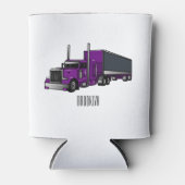 Rafraîchisseur Pour Canette Illustration de camion semi-remorque (Devant)