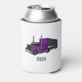 Rafraîchisseur Pour Canette Illustration de camion semi-remorque (Can Dos)