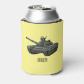 Rafraîchisseur Pour Canette Illustration de caricature de réservoir (Can Dos)