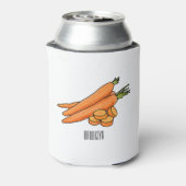 Rafraîchisseur Pour Canette Illustration de carotte (Can Dos)