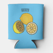 Rafraîchisseur Pour Canette Illustration de citron (Devant)