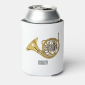 Rafraîchisseur Pour Canette Illustration de corne française (Can Dos)