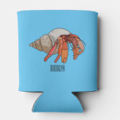 Rafraîchisseur Pour Canette Illustration de crabe ermite (Dos)