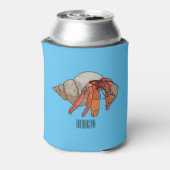 Rafraîchisseur Pour Canette Illustration de crabe ermite (Can Dos)