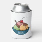 Rafraîchisseur Pour Canette Illustration de crème glacée (Can devant)