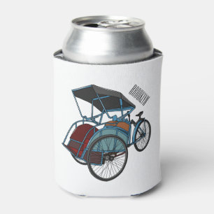 Rafraîchisseur Pour Canette Illustration de cyclo-pousse