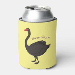 Rafraîchisseur Pour Canette Illustration de cygne noir