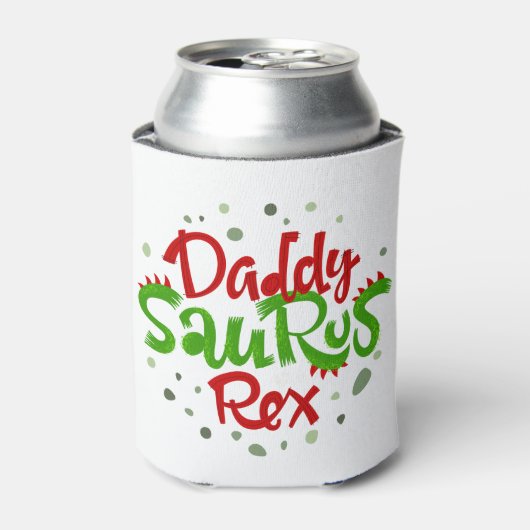 Rafraîchisseur Pour Canette Illustration de Daddy Saurus Rex (Can devant)
