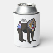 Rafraîchisseur Pour Canette Illustration de dessin animé Mandrill (Can Dos)