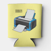 Rafraîchisseur Pour Canette Illustration de dessin d'imprimante (Devant)