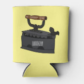 Rafraîchisseur Pour Canette Illustration de dessin en fer de Charbon (Devant)