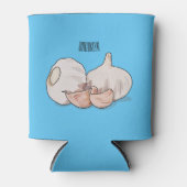 Rafraîchisseur Pour Canette Illustration de dessin sur l'ail (Devant)