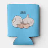 Rafraîchisseur Pour Canette Illustration de dessin sur l'ail (Dos)