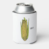Rafraîchisseur Pour Canette Illustration de dessin sur le maïs (Can Dos)