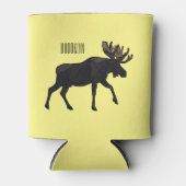 Rafraîchisseur Pour Canette Illustration de dessin sur l'orignal (Devant)