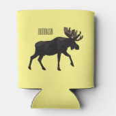 Rafraîchisseur Pour Canette Illustration de dessin sur l'orignal (Dos)