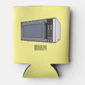 Rafraîchisseur Pour Canette Illustration de dessin sur micro-ondes (Devant)