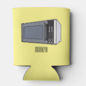 Rafraîchisseur Pour Canette Illustration de dessin sur micro-ondes (Dos)