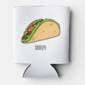 Rafraîchisseur Pour Canette Illustration de dessin sur Taco (Devant)