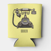 Rafraîchisseur Pour Canette Illustration de dessin téléphonique (Devant)