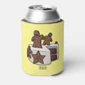 Rafraîchisseur Pour Canette Illustration de gâteau de pain d'épices (Can Dos)