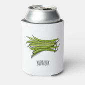 Rafraîchisseur Pour Canette Illustration de haricots verts (Can Dos)